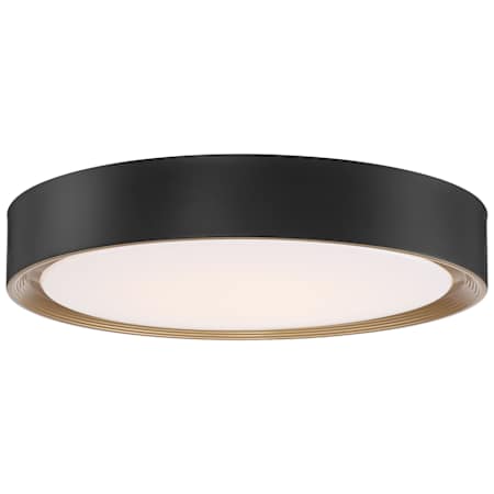 Access Lighting Malaga 20" Wide LED Flush Mount Drum Ceiling Fixture Matte Black