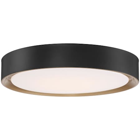 Access Lighting Malaga 20" Wide LED Flush Mount Ceiling Fixture Matte Black / White
