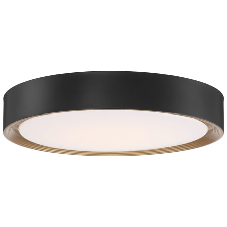 Access Lighting Malaga 24" Wide LED Flush Mount Drum Ceiling Fixture Matte Black