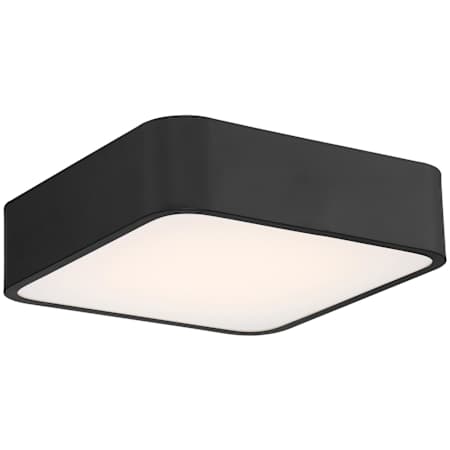 Access Lighting Granada 12" Wide LED Flush Mount Square Ceiling Fixture Black / White