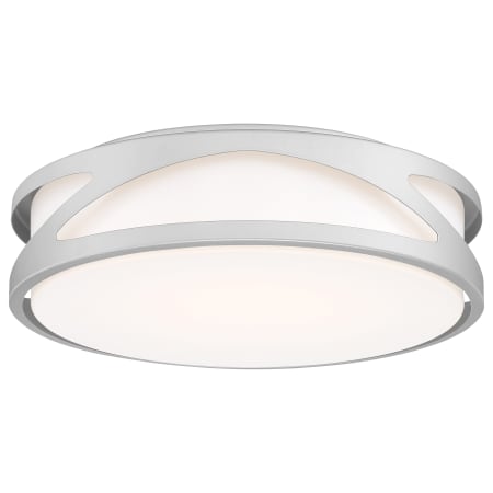 Access Lighting Lucia 14" Wide LED Flush Mount Drum Ceiling Fixture Satin