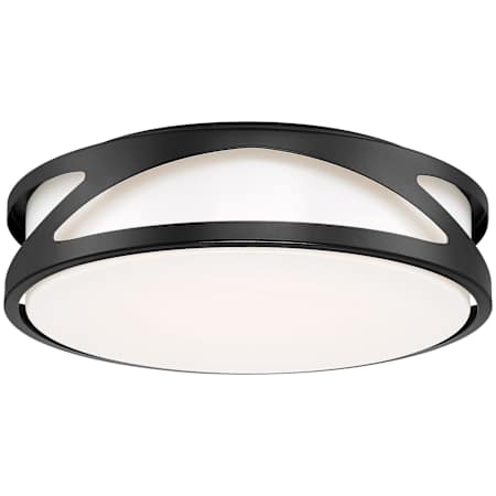 Access Lighting Lucia 14" Wide LED Flush Mount Ceiling Fixture Black / White