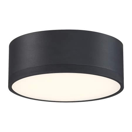Access Lighting Beat 7" Wide LED Flush Mount Drum Ceiling Fixture Black / White