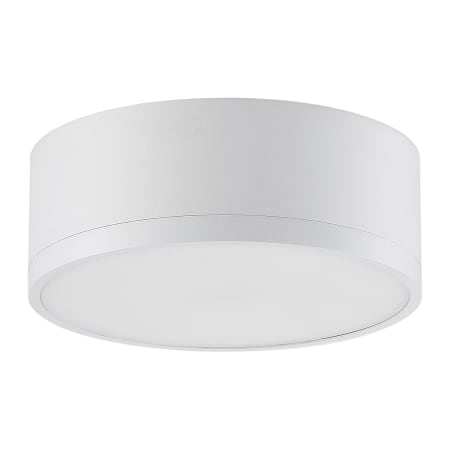 Access Lighting Beat 7" Wide LED Flush Mount Drum Ceiling Fixture- 3000K White / Acrylic
