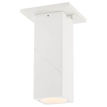 Access Lighting Transformer 3" Wide LED Semi-flush Ceiling Fixture White / Clear