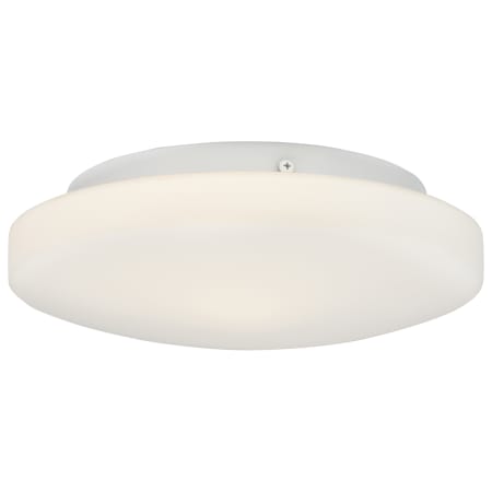 Access Lighting Orion 2 Light 11" Wide LED Flush Mount Bowl Ceiling Fixture - 3000K White / Opal