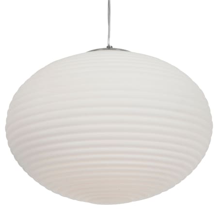Access Lighting Callisto 3 Light 18" Wide LED Pendant - 3000K Brushed Steel / Opal