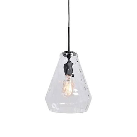 Access Lighting Simplicite Single Light 9" Wide Mini Pendant Black