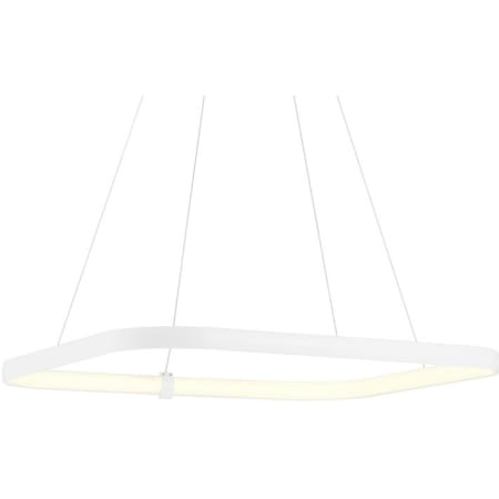 Access Lighting Ravello 24" Wide LED Linear Chandelier Matte White