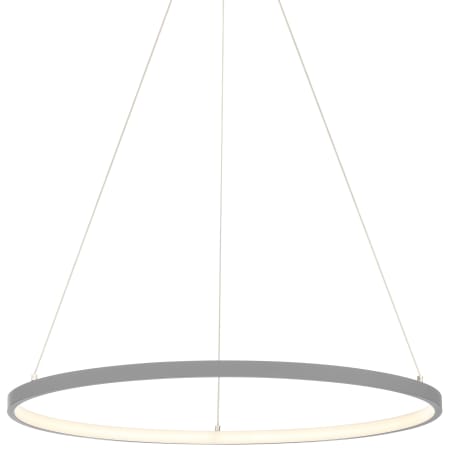 Access Lighting Anello 24" Wide LED Ring Chandelier Gray
