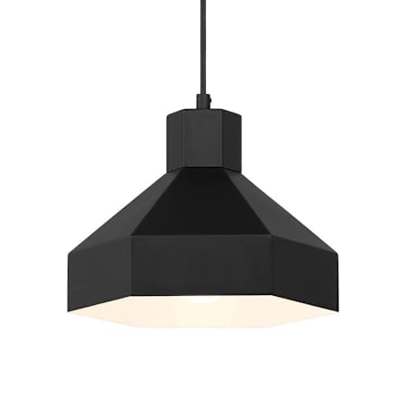 Access Lighting Poly 11" Wide Pendant Matte Black
