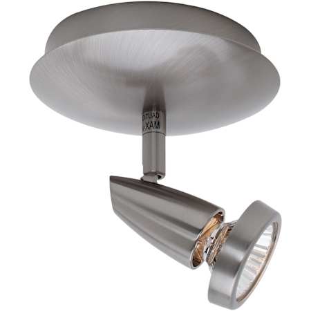 Access Lighting Mirage 6" Wide Semi-Flush Ceiling Fixture Brushed Steel