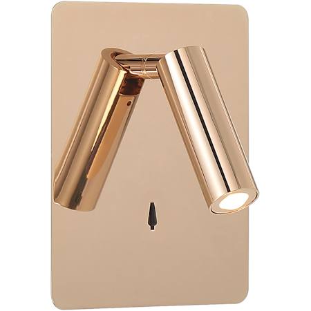 Access Lighting Villa 8" Tall LED Wall Sconce Gold