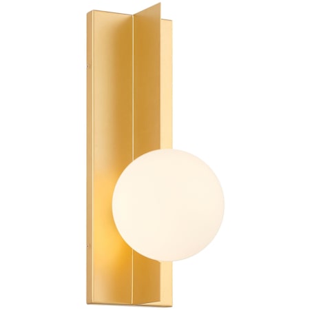 Access Lighting Euro 16" Tall LED Wall Sconce Gold / Opal