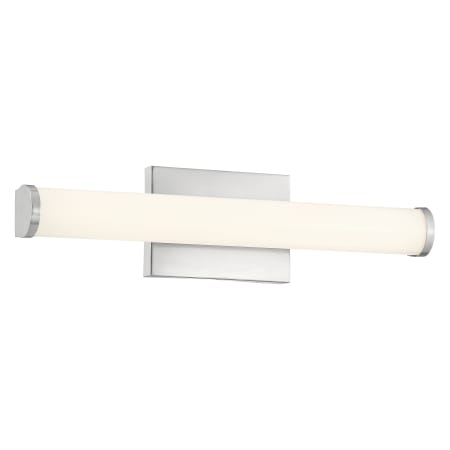 Access Lighting Arc 18" Wide Integrated LED Bath Bar - 3000K Brushed Steel / Acrylic