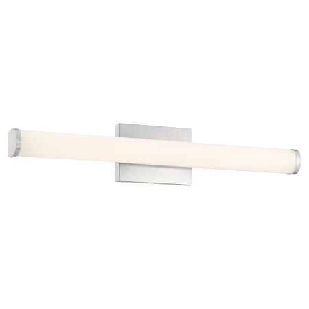 Access Lighting Arc 24" Wide Integrated LED Bath Bar - 3000K Brushed Steel / Acrylic