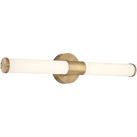 Access Lighting Retreat 24" Wide LED Bath Bar Antique Brushed Brass / Opal