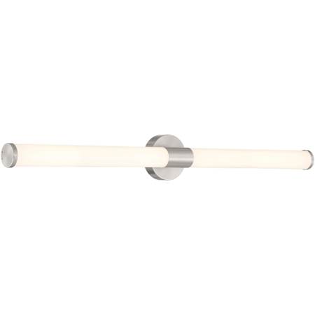 Access Lighting Retreat 36" Wide LED Bath Bar Brushed Steel / Opal