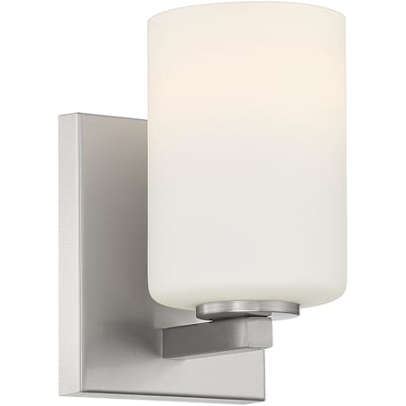 Access Lighting Sienna 7" Tall Bathroom Sconce Brushed Steel