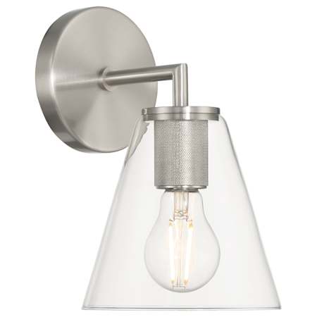 Access Lighting Katie 10" Tall Wall Sconce Brushed Steel