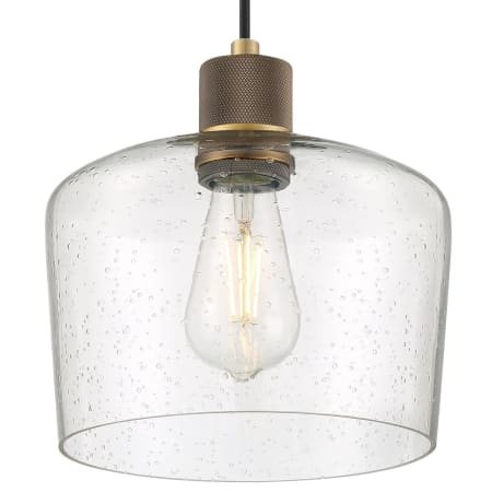 Access Lighting Port Nine 9" Wide LED Mini Pendant Antique Brushed Brass