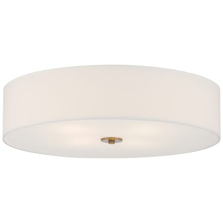 Access Lighting Mid Town 4 Light 24" Wide LED Flush Mount Drum Ceiling Fixture Antique Brushed Brass