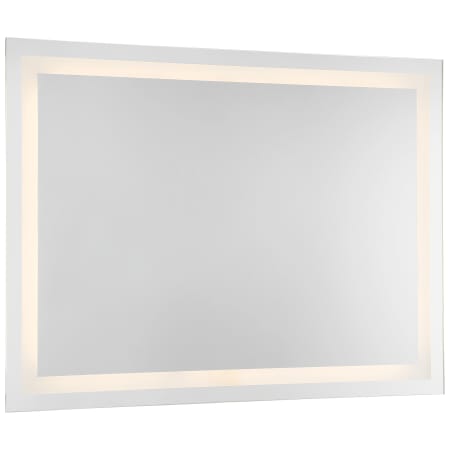 Access Lighting Peninsula 36" W x 48" H Contemporary Rectangular Frameless Bathroom Wall Mirror with LED Lighting Mirror