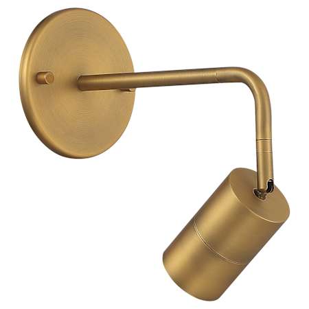 Access Lighting Cafe 4" Tall LED Wall Sconce Antique Brushed Brass