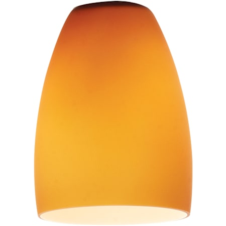 Access Lighting Sherry 5" W x 6" L Glass Lighting Shade Amber Glass