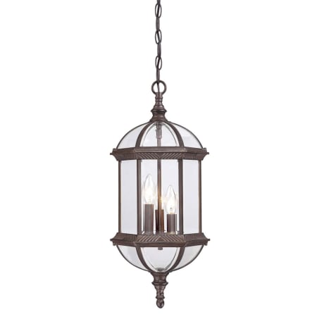Acclaim Lighting Dover 3 Light Outdoor Lantern Pendant Burled Walnut
