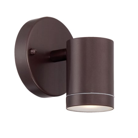 Acclaim Lighting LED Wall Sconce 1 Light Outdoor Fixture with Clear Glass Architectural Bronze