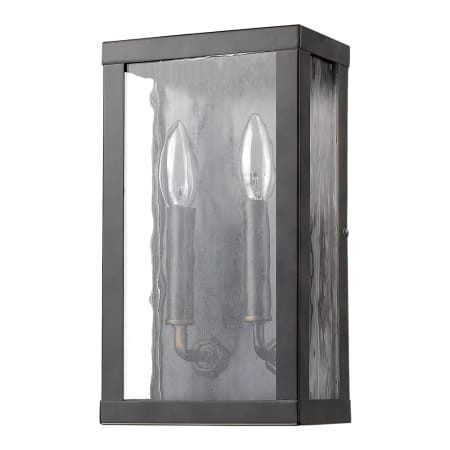 Acclaim Lighting Charleston 2 Light 12" Tall Outdoor Wall Sconce - ADA Compliant Oil Rubbed Bronze