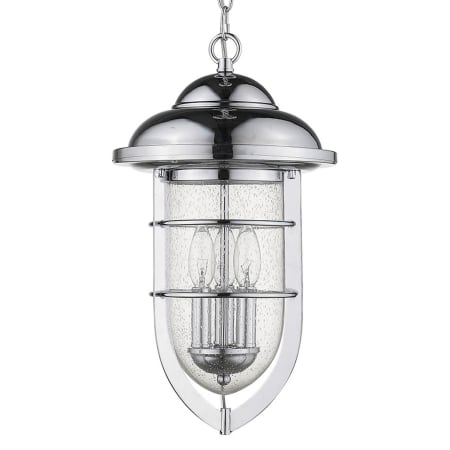 Acclaim Lighting Dylan 3 Light 10" Wide Outdoor Pendant / Semi-Flush Ceiling Fixture Chrome