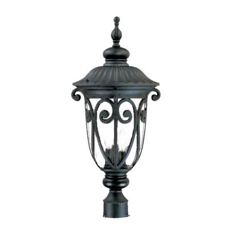 Acclaim Lighting Naples 3 Light 25.75" Height Post Light Matte Black
