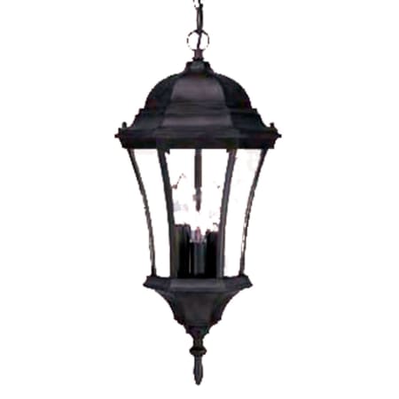 Acclaim Lighting Bryn Mawr 3 Light 20" Height Outdoor Pendant Matte Black