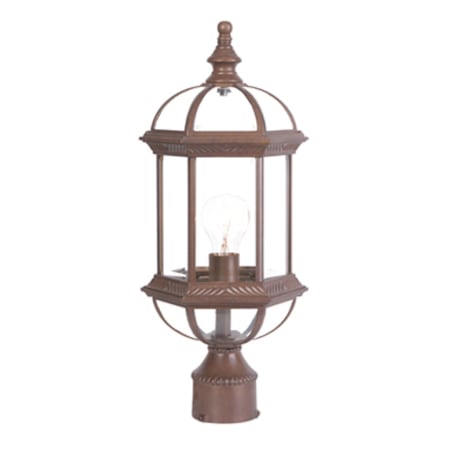 Acclaim Lighting Dover 1 Light 19" Height Post Light Burled Walnut