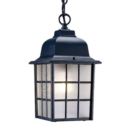 Acclaim Lighting Nautica 1 Light 12" Height Outdoor Pendant Matte Black