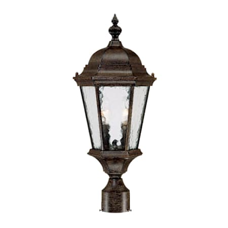 Acclaim Lighting Telfair 2 Light 21.5" Height Post Light Black Coral