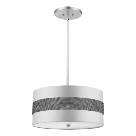 Acclaim Lighting Harmony 19" Wide Pendant / Semi-Flush Ceiling Fixture Metallic Silver