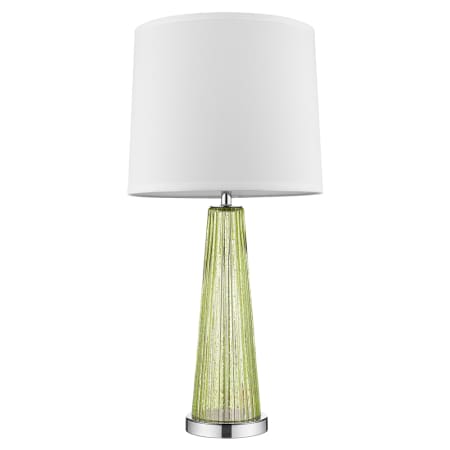 Acclaim Lighting Chiara 29" Tall Buffet Table Lamp Polished Chrome / Apple Green