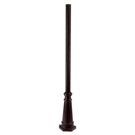 Acclaim Lighting 72" Height Cast Aluminum Fluted Post Architectural Bronze