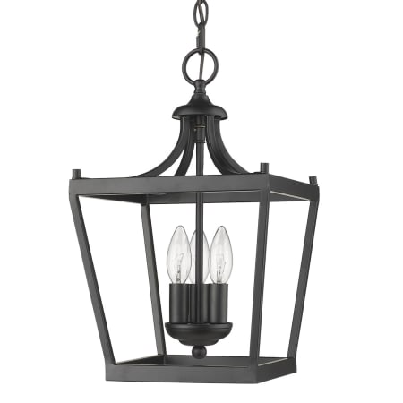 Acclaim Lighting Kennedy 3 Light 10" Wide Taper Candle Pendant Matte Black
