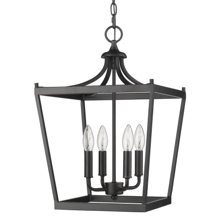Acclaim Lighting Kennedy 4 Light 13" Wide Taper Candle Pendant Matte Black