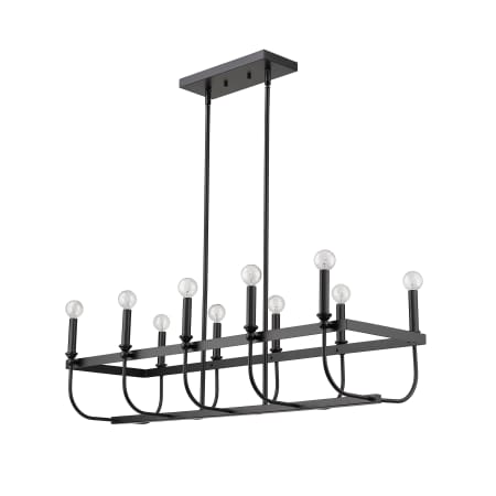 Acclaim Lighting Beckett 10 Light 40" Wide Large Chandelier Matte Black