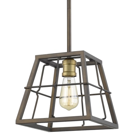 Acclaim Lighting Charley Single Light 10" Wide Mini Pendant Oil Rubbed Bronze