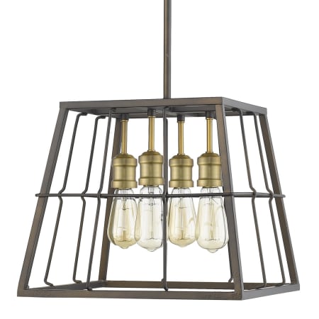 Acclaim Lighting Charley 4 Light 15" Wide Pendant Oil Rubbed Bronze