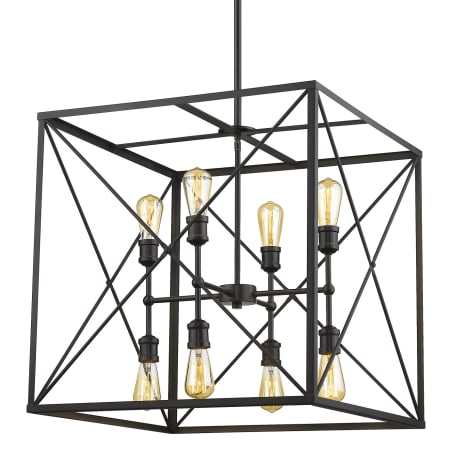 Acclaim Lighting Brooklyn 8 Light 24" Wide Large Pendant Oil Rubbed Bronze