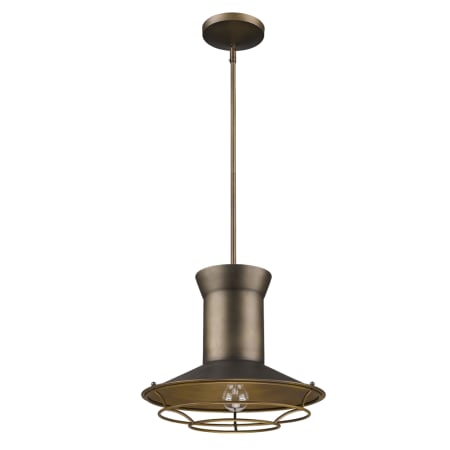 Acclaim Lighting Newport Single Light 16" Wide Pendant Tin Coated