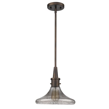 Acclaim Lighting Brielle Single Light 10" Wide Pendant with Textured Glass Shade Oil Rubbed Bronze