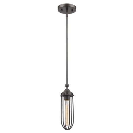 Acclaim Lighting Garret Single Light 4" Wide Mini Pendant Oil Rubbed Bronze